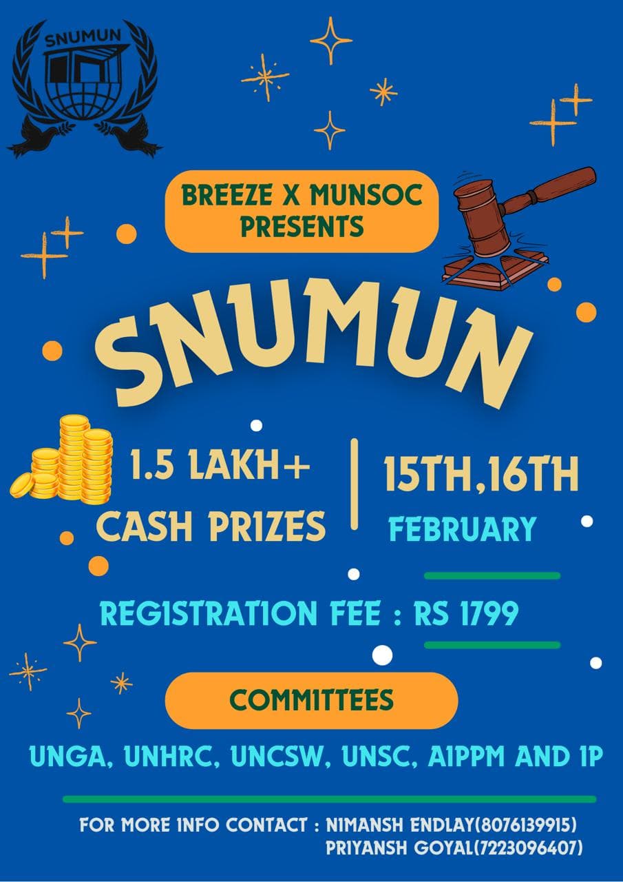 SNUMUN poster