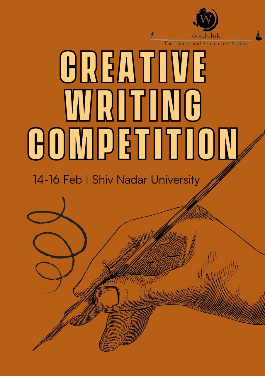 Creative Writing competition poster